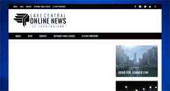 Desktop Screenshot of lakecentralnews.com